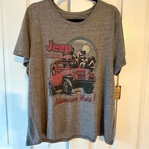 Lucky Brand Gray Jeep Spirit T-Shirt